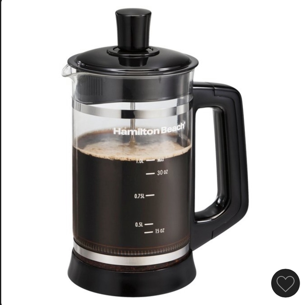 HAMILTON BEACH coffee press 1 liter